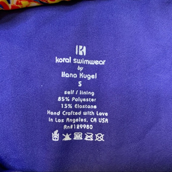 Koral Swim Geo Pattern Side Tie Bikini Bottoms - Picture 5 of 6